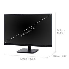 ViewSonic VA2256-MHD IPS color demo emphasizing wide viewing angles and vivid output