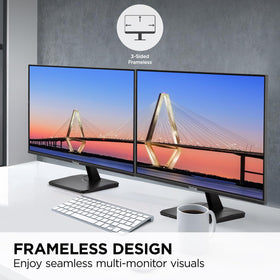 ViewSonic VA2456A-MHD 120 Hz refresh enables smooth scrolling and media viewing