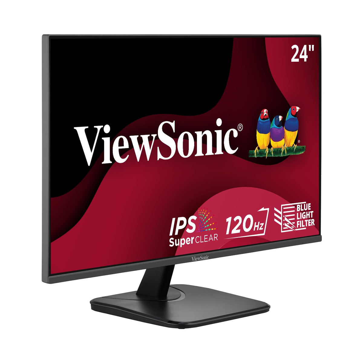 ViewSonic VA2456A-MHD 24-inch IPS display shows wide angles for productive work
