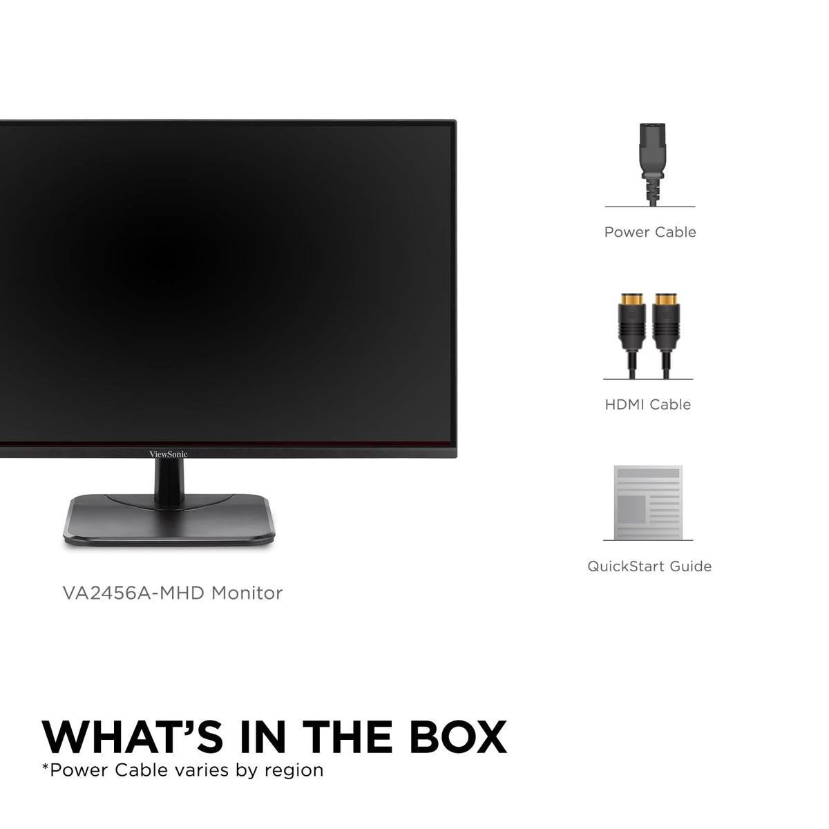 ViewSonic VA2456A-MHD ideal for home offices and classrooms