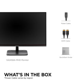 ViewSonic VA2456A-MHD ideal for home offices and classrooms