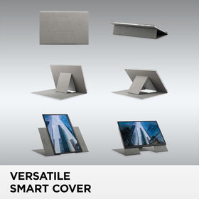 ViewSonic VG1656-2K built-in stand and smart cover support flexible orientations.