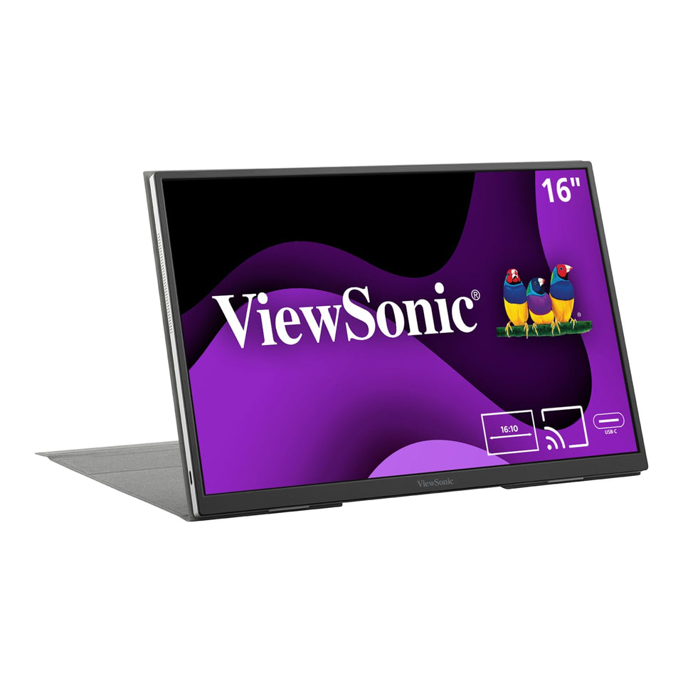 ViewSonic VG1656N 16in portable monitor extends your workspace on the go