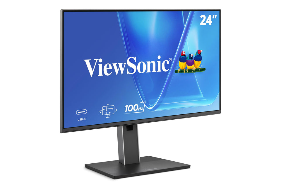 ViewSonic VG2452 stand adjustments for ergonomic comfort