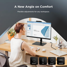ViewSonic VG2741V Windows Hello sign-in using IR camera reduces login friction.