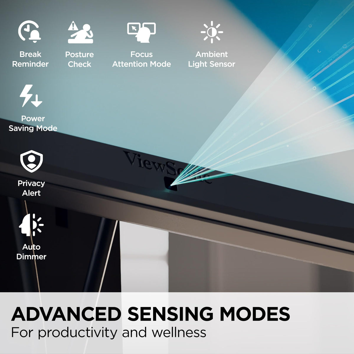 ViewSonic VG2748A-2K privacy alert highlights content protection during work