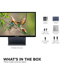 ViewSonic VP1656 monitor hood reduces glare in bright environments.