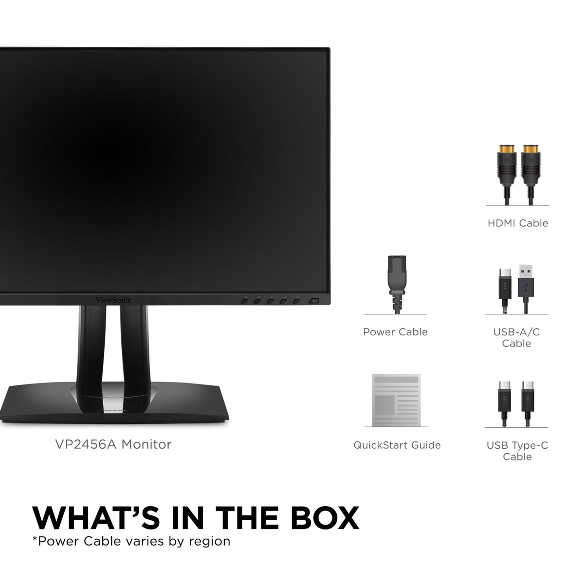 ViewSonic VP2456A eye-comfort features reduce fatigue during long sessions