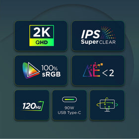 ViewSonic VP2756A color swatches illustrating accurate tones for color-critical work.
