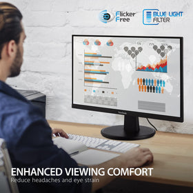 ViewSonic VS2247-MH supports FreeSync for smooth gaming and media playback.