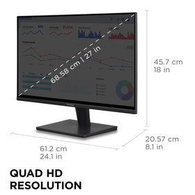 ViewSonic VS2725-2K wide viewing angle maintains color from any seat