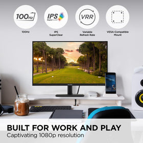 ViewSonic VS2747-H IPS panel wide angles for shared screens and collaborations