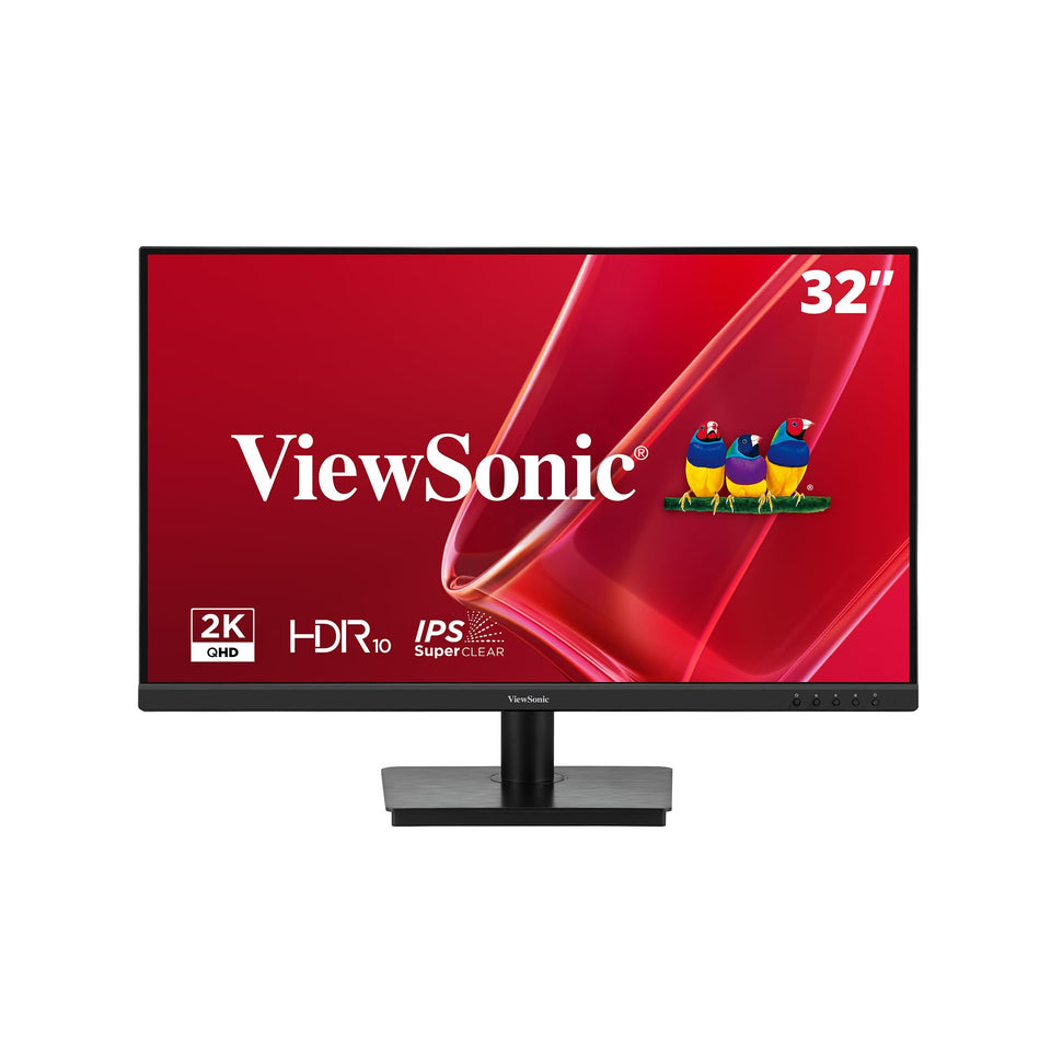 ViewSonic VS3225-2K front view showing immersive 32-inch display.