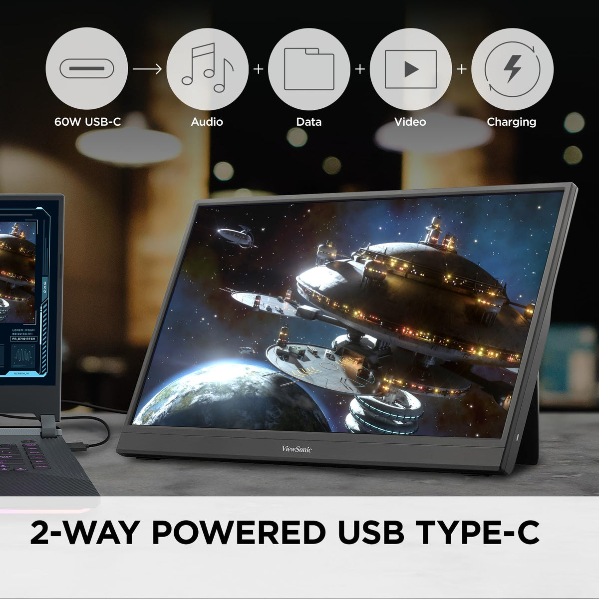 ViewSonic VX1654 in action with 144Hz refresh for smooth gameplay.