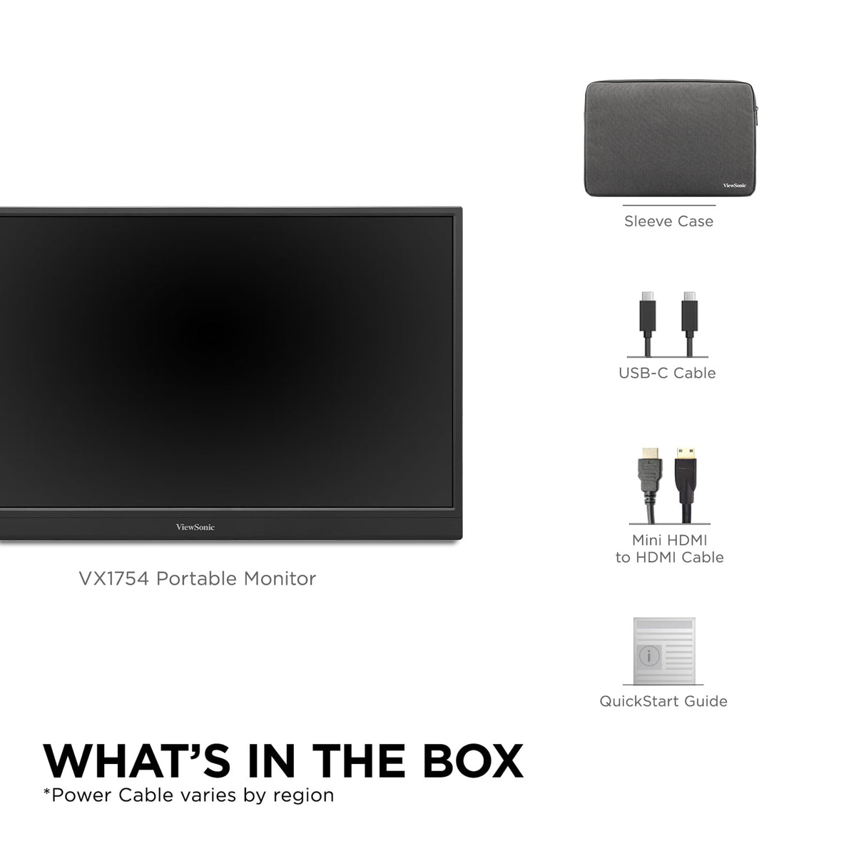 ViewSonic VX1754 portrait and landscape modes support flexible layouts.