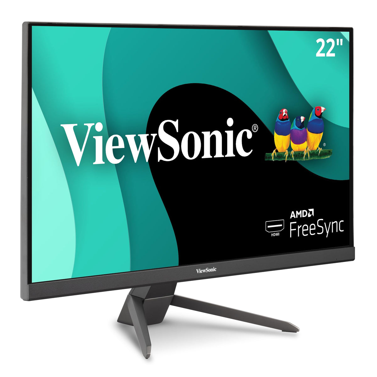 ViewSonic VX2267-MHD with a thin bezel for immersive setups