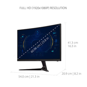 ViewSonic VX2418C ViewMode presets tailor visuals for movies or games.