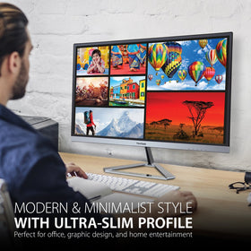 ViewSonic VX2476-SMHD IPS close-up shows color accuracy and depth