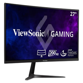 ViewSonic VX2718-PC-MHD curved monitor front view for immersive work and play
