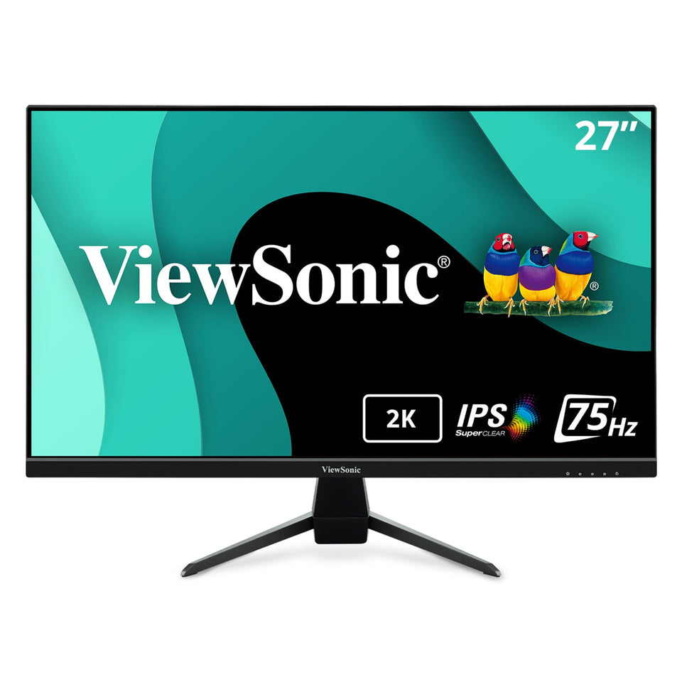 ViewSonic VX2767U-2K ultrathin bezels enable seamless multi-monitor layouts