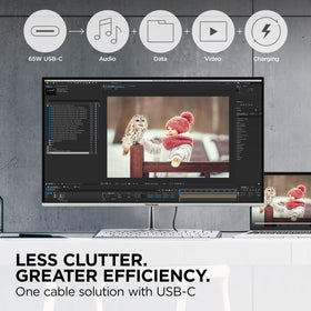ViewSonic VX2776-4K-MHDU thin-bezel design optimized for immersive, continuous displays.