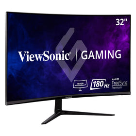 ViewSonic VX3218-PC-MHD front view curved 32-inch display for immersive gaming