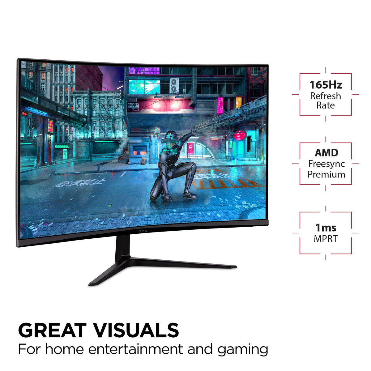 VX3218C-2K 180Hz monitor enables ultra-smooth gaming visuals