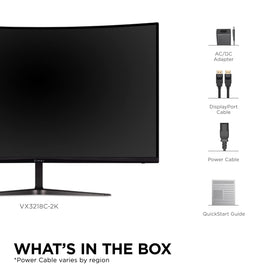 ViewSonic VX3218C-2K multiple inputs for flexible setups