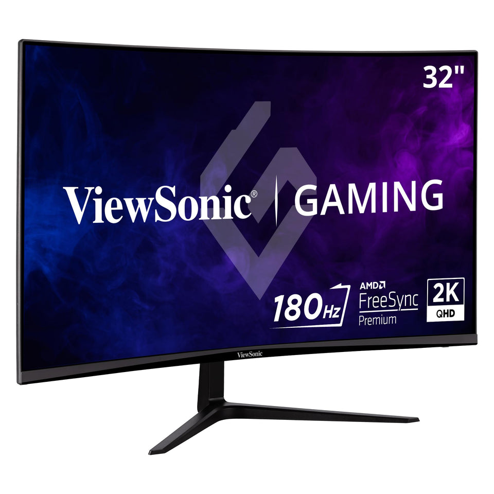 ViewSonic VX3218C-2K curved display for immersive gaming and productivity