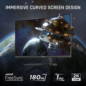 ViewSonic VX3228C-2K in action with smooth motion and vibrant colors for gaming