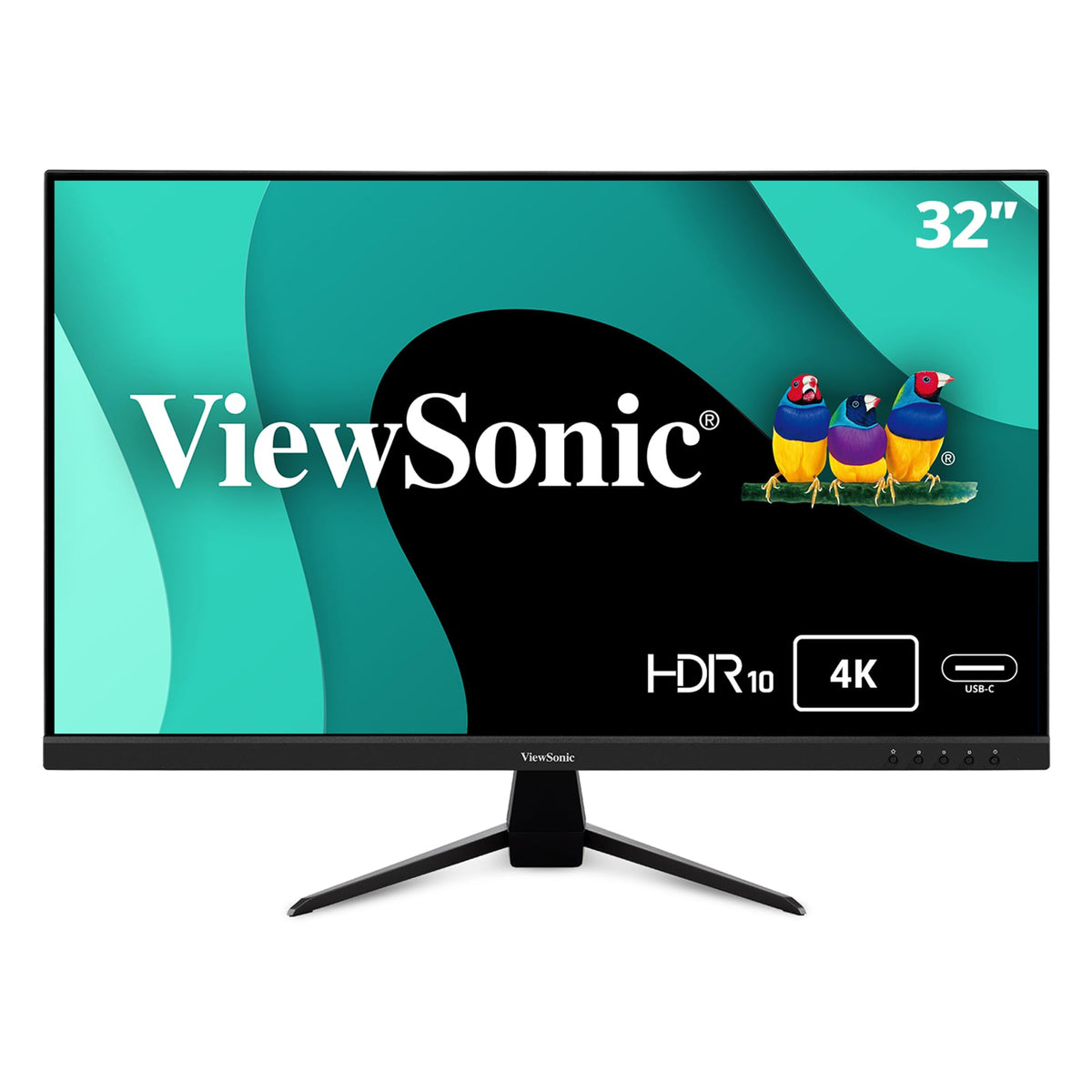 ViewSonic VX3267U-4K 32-inch IPS display with sharp 4K detail for immersive home entertainment