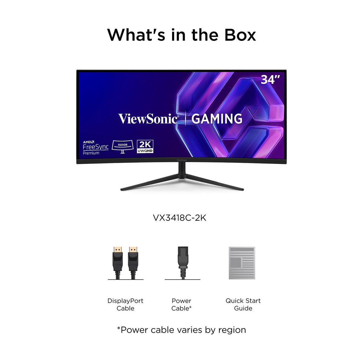 ViewSonic VX3418C-2K ultrawide multitasking for expansive layouts