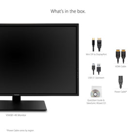 ViewSonic VX4381-4K Eco mode reduces energy usage during idle periods.