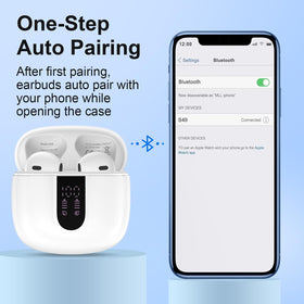 VIFIGEN Samsung Earbuds charging case included for extended listening on the go