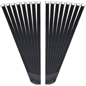 VIGAER 30 inch extend secure strap with metal buckle for cable organization
