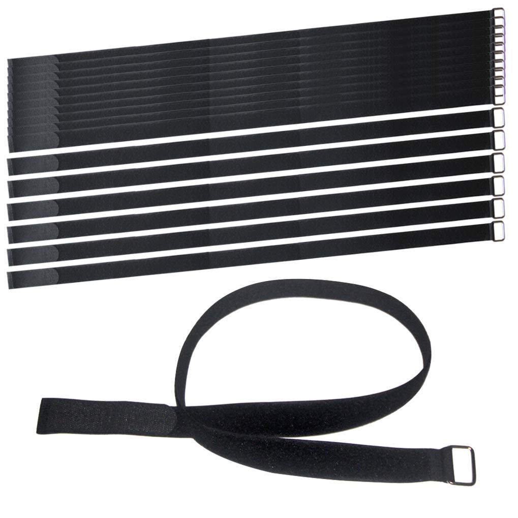 VIGAER 36-inch cable strap with buckle showing durable nylon and square buckle.