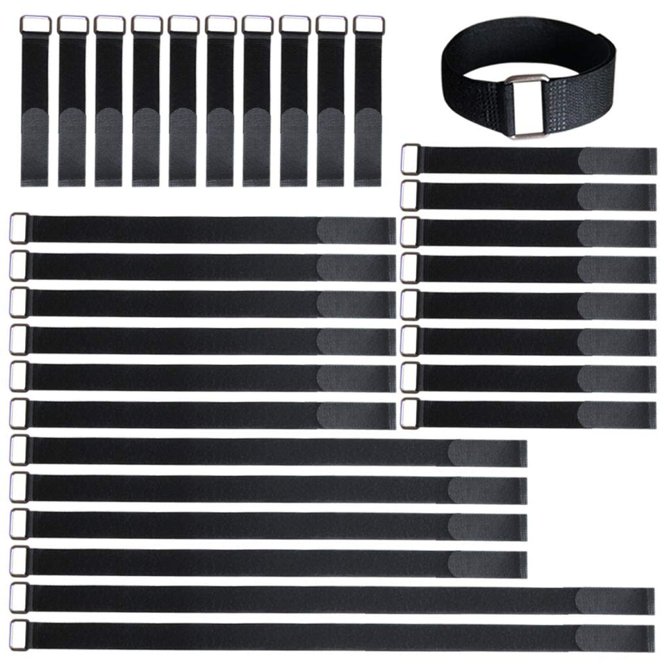 VIGAER cable strap 8-inch pack in use for home organization.