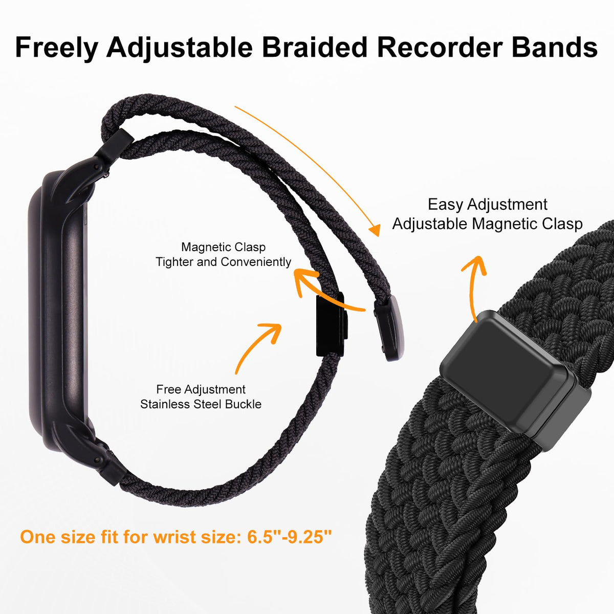 Vigamen braided nylon texture close-up for breathable comfort