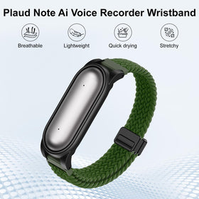 Vigamen NotePin case with breathable nylon wristband keeps skin cool.