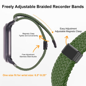 Vigamen magnetic clasp wristband enables quick adjustments and secure hold.