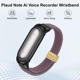 Braided nylon strap on Plaud NotePin S offers breathable comfort