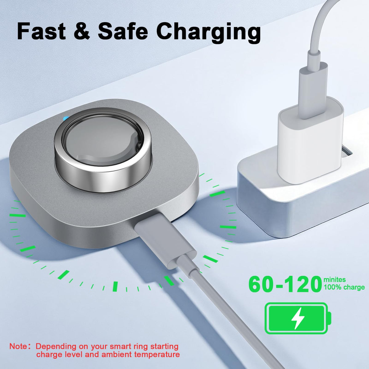 Vigamen USB-C cable and port showing easy plug-and-play convenience