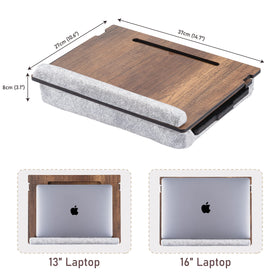 Vigo Wood cushioned bottom close-up providing lap comfort and anti-slip support