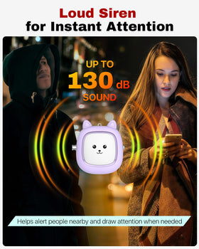 VIGOROAD pull-pin activation emergency alarm for effortless use by all ages.