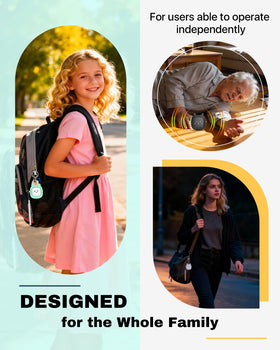 VIGOROAD personal safety alarm suitable for women, seniors, students, and travelers.