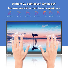 Viyivwine portable monitor packaging and protective carrying case for travel