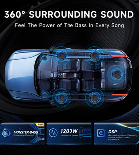 VIKEJIEBIV customizable low-pass, bass boost, and gain for tailored sound