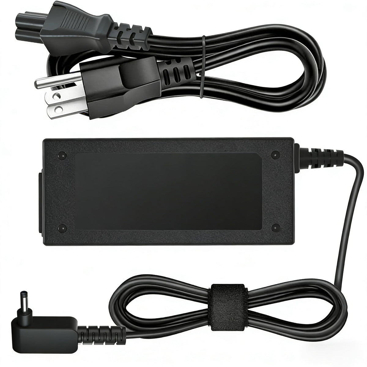 VillaCool adapter on a desk next to laptop and notebook, tidy workspace charging