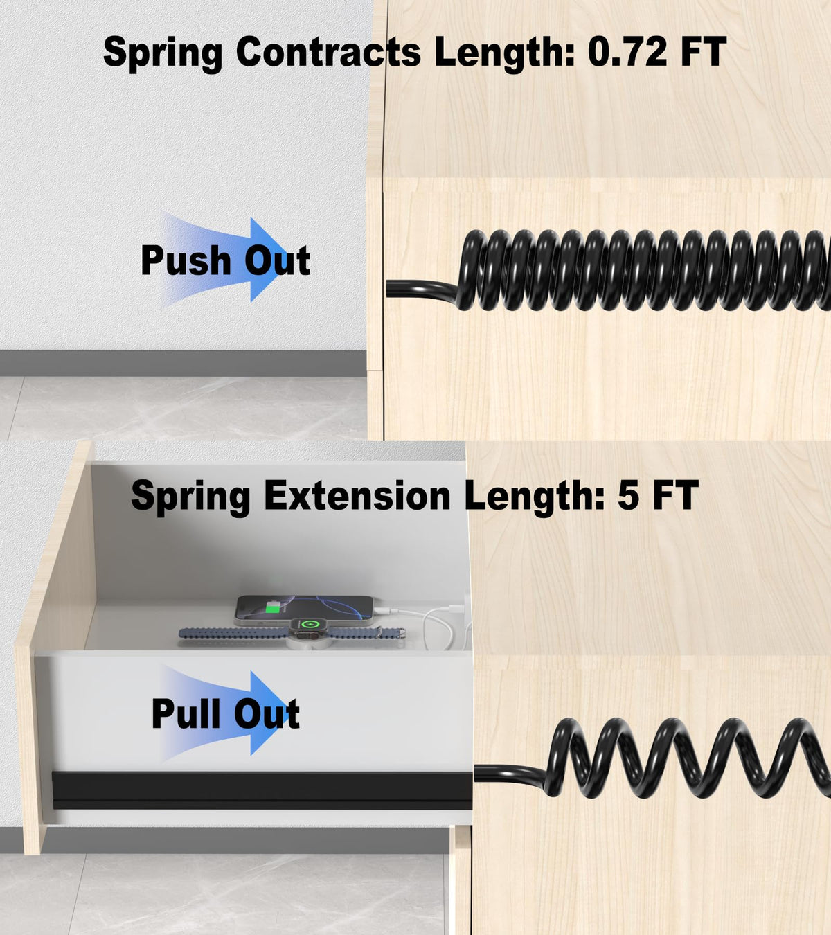VILONG drawer outlet close-up highlights fire-resistant materials and sturdy mount