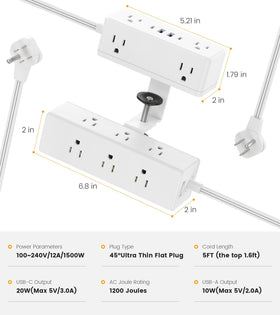 Vilong five-foot cord extension enables flexible placement